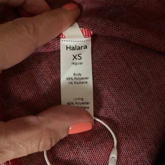 Halara Red Plaid High-Waisted Skirt - Picture 4 of 4